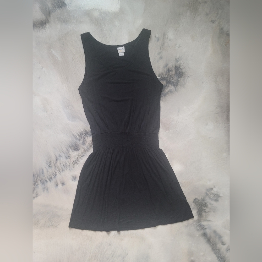 Everlast Black Sleeveless Fit and Flare Dress